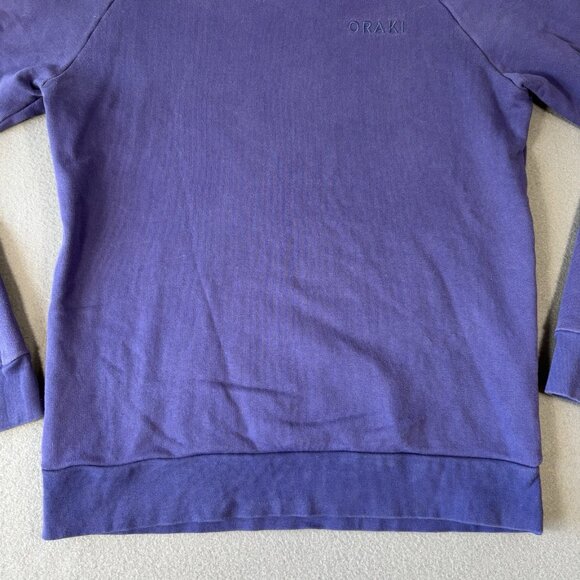 Oraki Womens Sweater M Purple Recycled Material Pullover Minimalist Eco Friendly - Picture 5 of 14